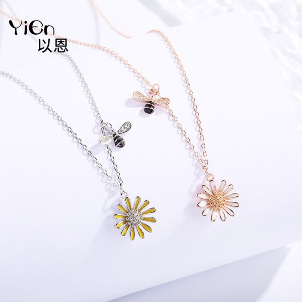 sterling 925 daisy necklace women's simple bee pendant silver ins girlfriends couple gift
sterling 925 daisy necklace women's simple bee pendant silver ins girlfriends couple gift