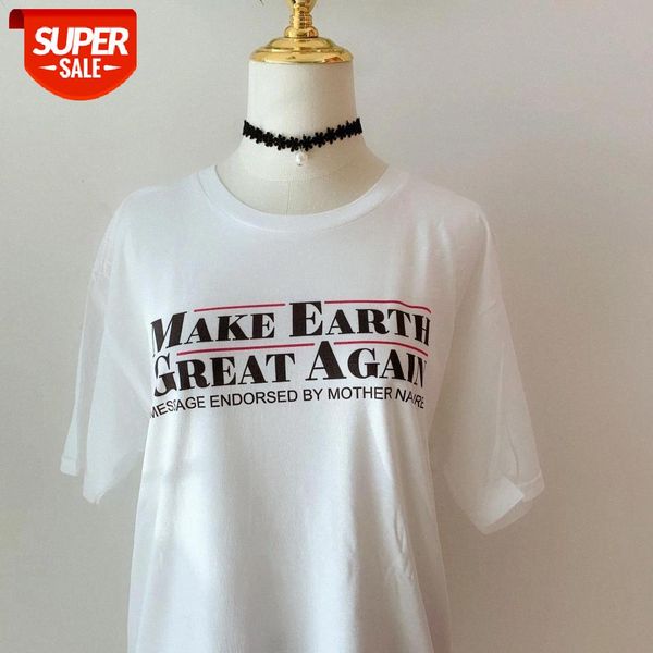 sunfiz YF Women Tshirt Short Sleeve Make Earth Great Again Anti Trump Unisex T Shirt O Neck Women T-shirt #ZF2U, White
sunfiz YF Women Tshirt Short Sleeve Make Earth Great Again Anti Trump Unisex T Shirt O Neck Women T-shirt #ZF2U, White