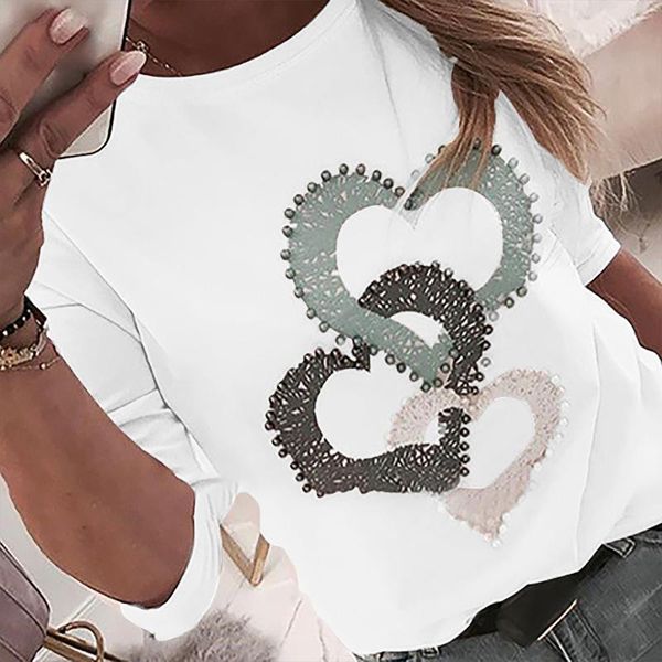 women's blouses & shirts 5xl plus size heart print blouse spring fashion long sleeves tunic o-neck casual women elegant vetement femme, White
women's blouses & shirts 5xl plus size heart print blouse spring fashion long sleeves tunic o-neck casual women elegant vetement femme, White