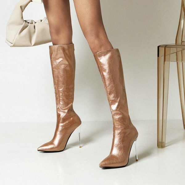 boots fashion patent leather ladies knee high autumn winter slim warm zipper long female super heel women shoes, Black
boots fashion patent leather ladies knee high autumn winter slim warm zipper long female super heel women shoes, Black