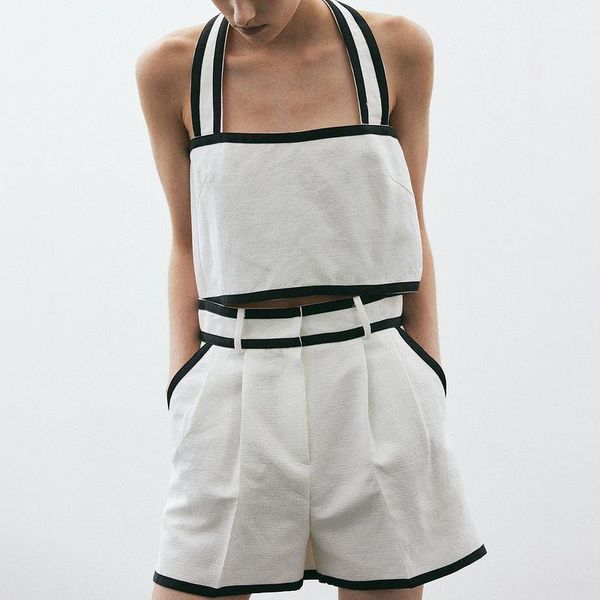 women's tracksuits floy fashion summer casual panelled suits women elegant halter backless sleeveless short suit loose shorts ladies, Gray
women's tracksuits floy fashion summer casual panelled suits women elegant halter backless sleeveless short suit loose shorts ladies, Gray