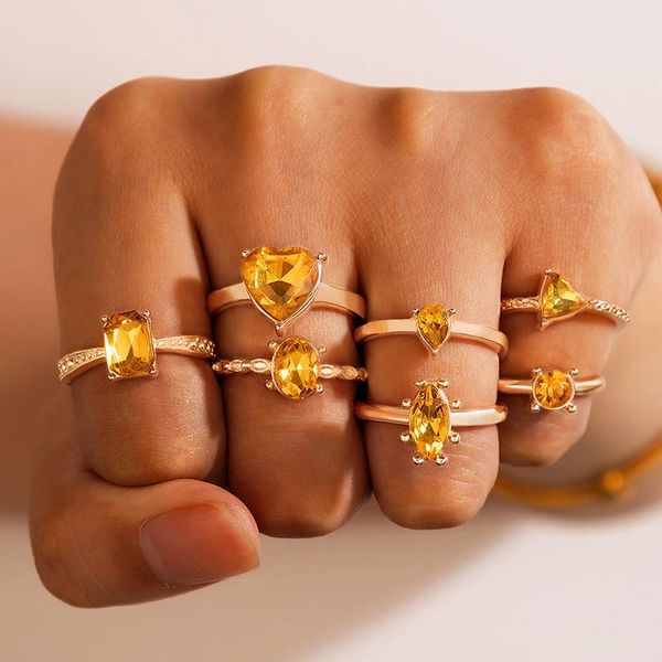 wedding rings 7pcs/set luxury yellow crystal stone for women charms geometry love heart rhinestone ring set jewelry 20646, Slivery;golden
wedding rings 7pcs/set luxury yellow crystal stone for women charms geometry love heart rhinestone ring set jewelry 20646, Slivery;golden
