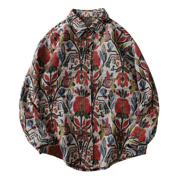 men's casual shirts southwestern aztec tribal button men streetwear hipster fashion flowers pattern long sleeve shirt coats male, White;black
men's casual shirts southwestern aztec tribal button men streetwear hipster fashion flowers pattern long sleeve shirt coats male, White;black