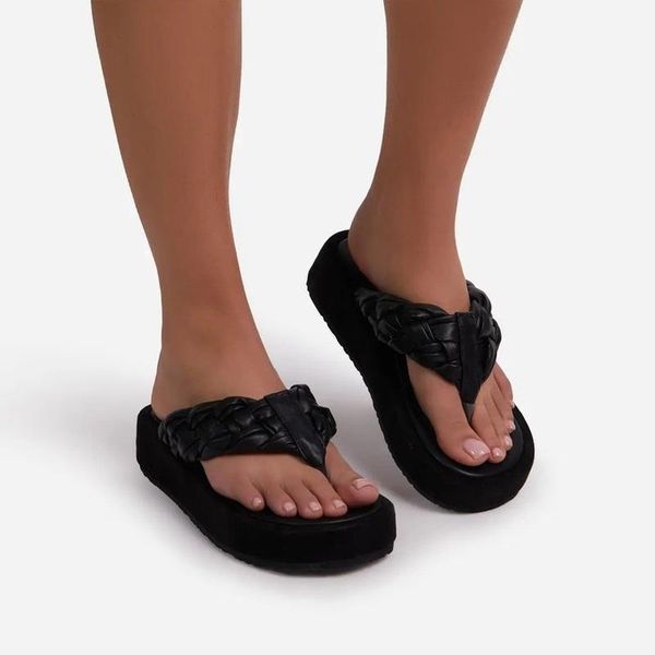 slippers 2021 high heel thick soled women's flip-flops bis size casual for women woman shoes heels eur36-43 a060, Black
slippers 2021 high heel thick soled women's flip-flops bis size casual for women woman shoes heels eur36-43 a060, Black