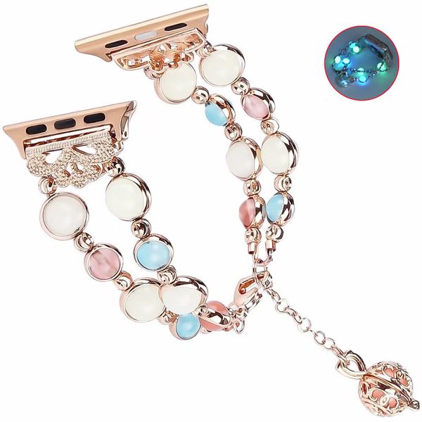 luminous bead strap for apple watch band series 6 5 4 se with adapter connector replacement wristband bracelet iwatch 38mm 42mm 40mm 44mm wa
luminous bead strap for apple watch band series 6 5 4 se with adapter connector replacement wristband bracelet iwatch 38mm 42mm 40mm 44mm wa