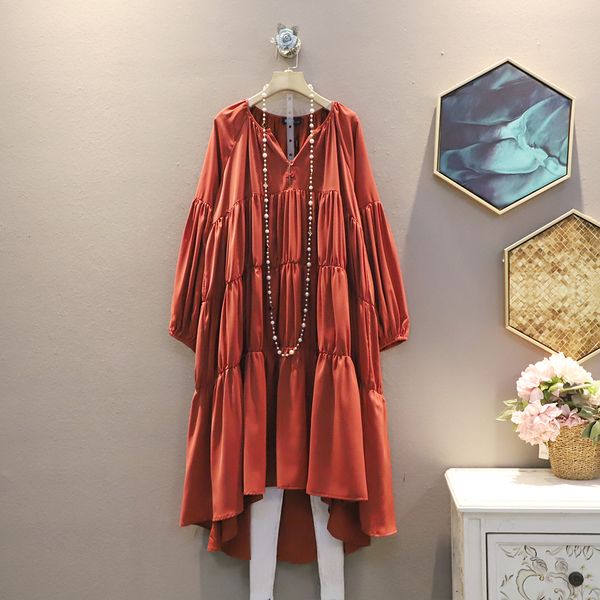 spring 2021 new casual fashion v-neck loose plus size retro solid a-line mid-calf woman ndzs, Black;gray
spring 2021 new casual fashion v-neck loose plus size retro solid a-line mid-calf woman ndzs, Black;gray