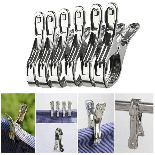 clothing & wardrobe storage 6pcs stainless steel large beach towel clips clothespins clothes pegs pins hanger clamp household clothespin
clothing & wardrobe storage 6pcs stainless steel large beach towel clips clothespins clothes pegs pins hanger clamp household clothespin