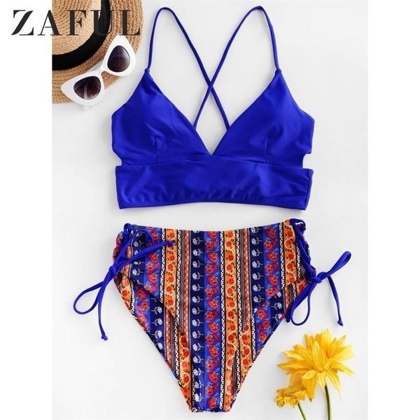 zaful bohemian casual swimwear women's boho lace up high waisted mix and match tankini swimwear bikini set two piece t200508, White;black
zaful bohemian casual swimwear women's boho lace up high waisted mix and match tankini swimwear bikini set two piece t200508, White;black