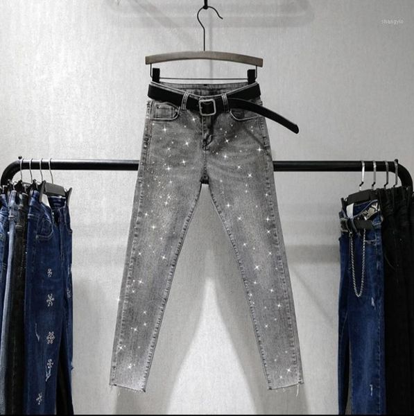 high waist skinny jeans trousers new autumn women drill slim pencil pants stretch denim pants girl lady grey jeans1, Blue
high waist skinny jeans trousers new autumn women drill slim pencil pants stretch denim pants girl lady grey jeans1, Blue