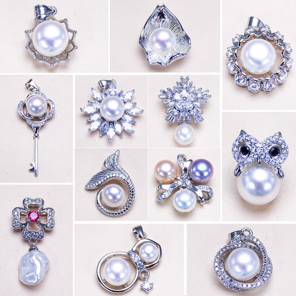 Shiny! Zircon Necklace Settings S925 Sliver Pearl Pendant 14 Styles Pearl Necklace for Women Girl Fashion Jewelry Accessories Diy Wedding, Slivery;crystal
Shiny! Zircon Necklace Settings S925 Sliver Pearl Pendant 14 Styles Pearl Necklace for Women Girl Fashion Jewelry Accessories Diy Wedding, Slivery;crystal