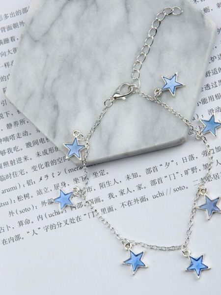 anklets style ladies star pendant anklet beach leg bracelet jewelry gift valentine's day, Red;blue
anklets style ladies star pendant anklet beach leg bracelet jewelry gift valentine's day, Red;blue