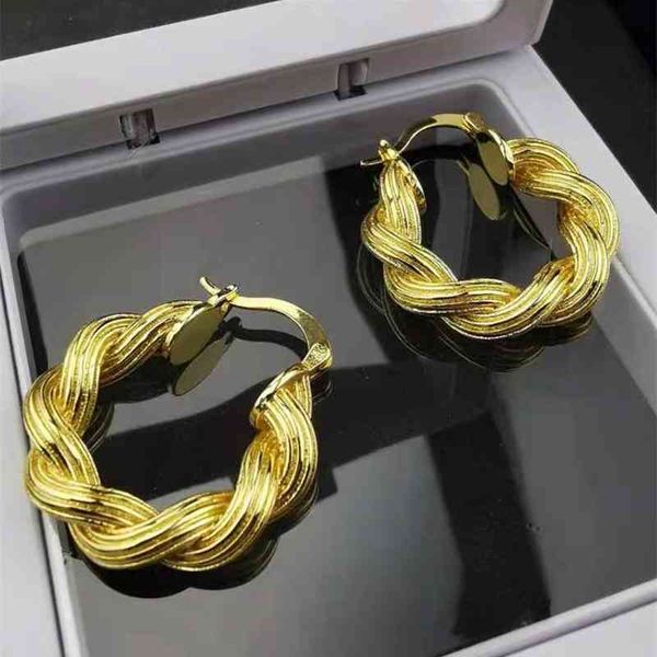 75%off outlet onlineceli saijia new knitted women's medieval exaggerated generous hoop twisted ring earrings, Golden
75%off outlet onlineceli saijia new knitted women's medieval exaggerated generous hoop twisted ring earrings, Golden