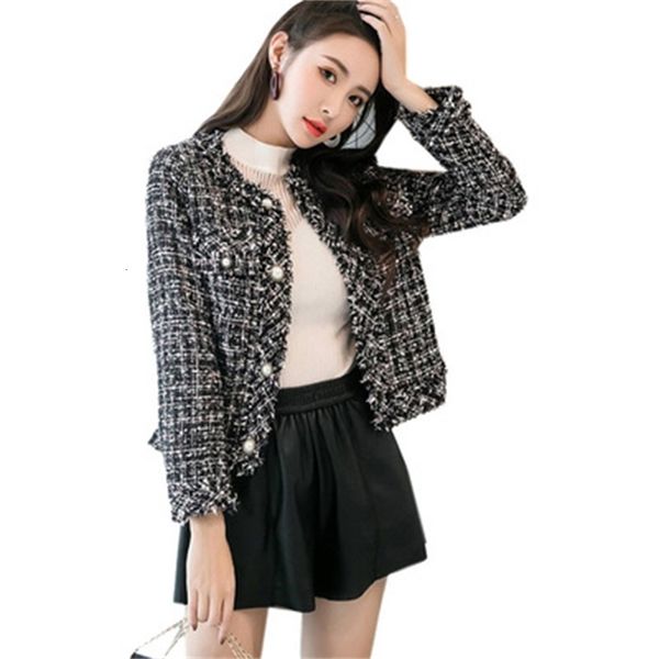 two piece dress zawfl - women's vintage tweed jacket, style, round neck, stone button, mixed short, fall 2021, White
two piece dress zawfl - women's vintage tweed jacket, style, round neck, stone button, mixed short, fall 2021, White
