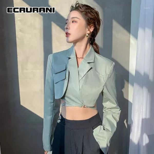 elegant blazer for women notched flare long sleeve lace up designer thin shorts female 2021 fashion spring clothing women's suits & bla, White;black
elegant blazer for women notched flare long sleeve lace up designer thin shorts female 2021 fashion spring clothing women's suits & bla, White;black