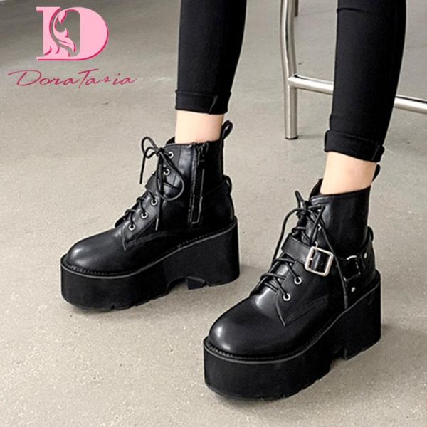 boots doratasia 2021 women's ankle autumn platform chunky high heels for women shoelace street black shoes woman
boots doratasia 2021 women's ankle autumn platform chunky high heels for women shoelace street black shoes woman