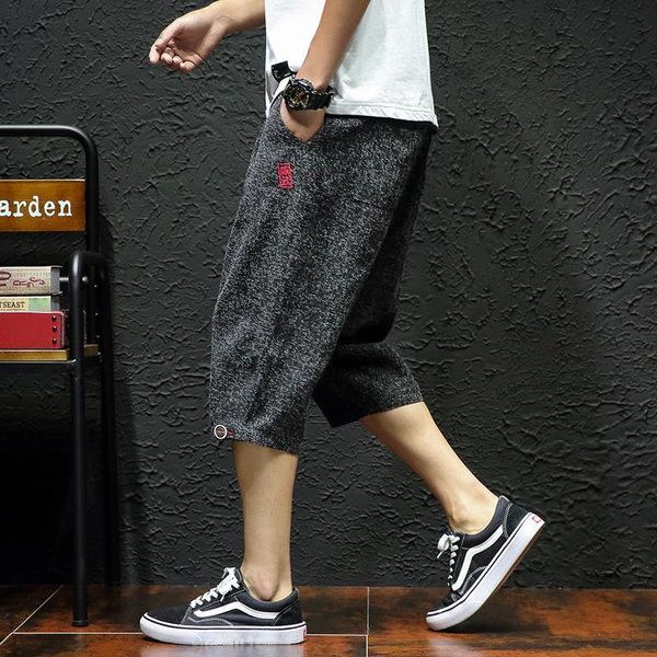 men's shorts 5xl men pants summer thin casual trendy brand large size loose youth japanese style wide leg linen, White;black
men's shorts 5xl men pants summer thin casual trendy brand large size loose youth japanese style wide leg linen, White;black