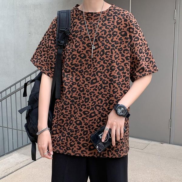 men's t-shirts leopard print hip hop punk style 2021 cool fashion summer men t shirt short sleeve basic vintage clothing trend streetwe, White;black
men's t-shirts leopard print hip hop punk style 2021 cool fashion summer men t shirt short sleeve basic vintage clothing trend streetwe, White;black
