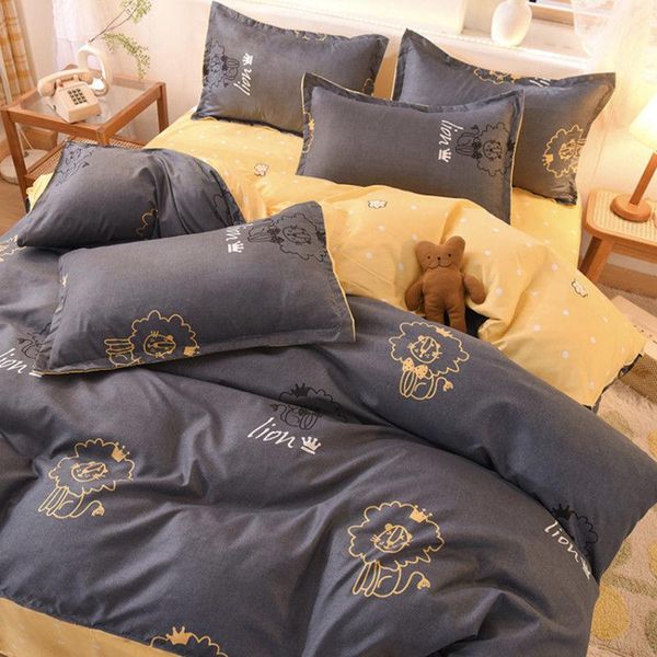 bedding sets home polyester set 3/4pcs twin double full duvet cover flat bed sheet pillowcase linen bedroom bedclothes lions
bedding sets home polyester set 3/4pcs twin double full duvet cover flat bed sheet pillowcase linen bedroom bedclothes lions