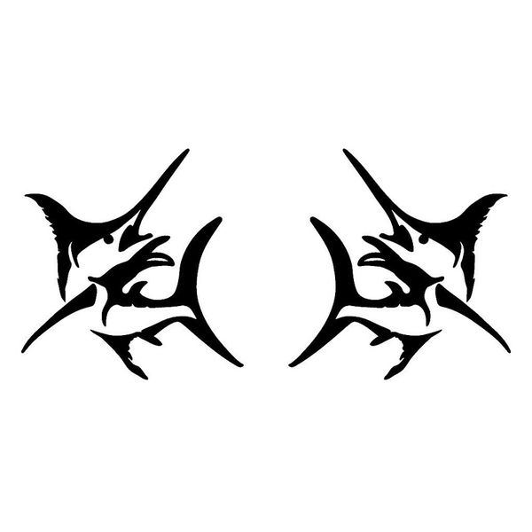 9.8*10.2cm marlin left & right vinyl fishing decal interesting personalized car stickers c2-0592
9.8*10.2cm marlin left & right vinyl fishing decal interesting personalized car stickers c2-0592