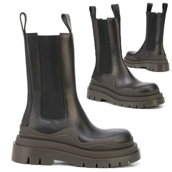 aaa++ white khaki soles bottega boot tire rubber-trimmed leather chelsea booties men platform chunky shoes lady knight high-boots women cowh, Black
aaa++ white khaki soles bottega boot tire rubber-trimmed leather chelsea booties men platform chunky shoes lady knight high-boots women cowh, Black