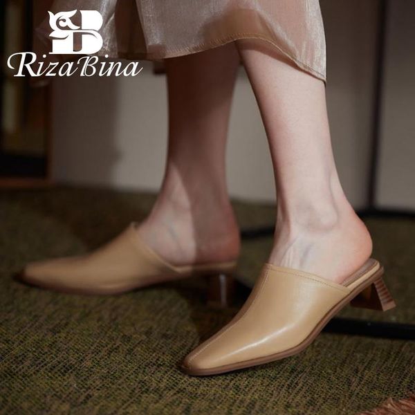 sandals rizabina real leather women fashion square toe high heel summer shoes woman slipper casual lady home footwear size 34-40, Black
sandals rizabina real leather women fashion square toe high heel summer shoes woman slipper casual lady home footwear size 34-40, Black