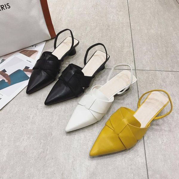 2021 summer new baotou sandals women's chunky heel all-match pointed high heels semi-high heeled back empty single shoes women, Black
2021 summer new baotou sandals women's chunky heel all-match pointed high heels semi-high heeled back empty single shoes women, Black