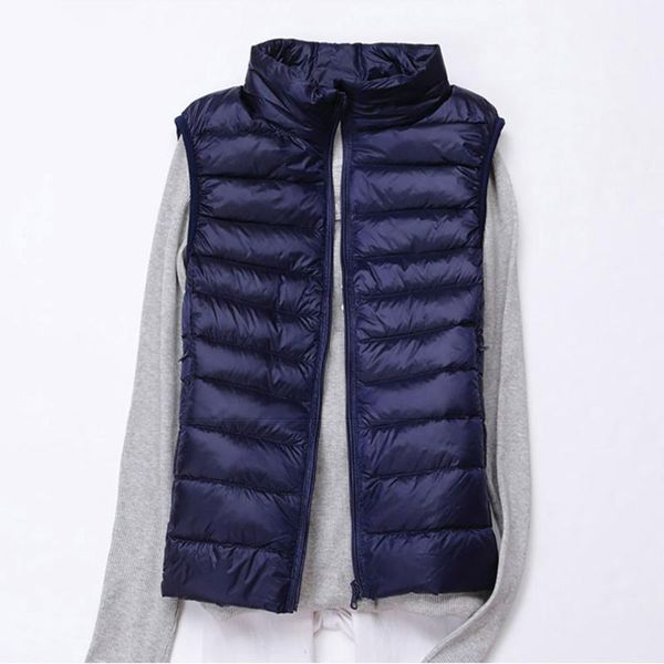 women's vests autumn women vest white duck down sleeveless coat ultralight warm casual female slim jacket brand outwear waistcoat, Black;white
women's vests autumn women vest white duck down sleeveless coat ultralight warm casual female slim jacket brand outwear waistcoat, Black;white
