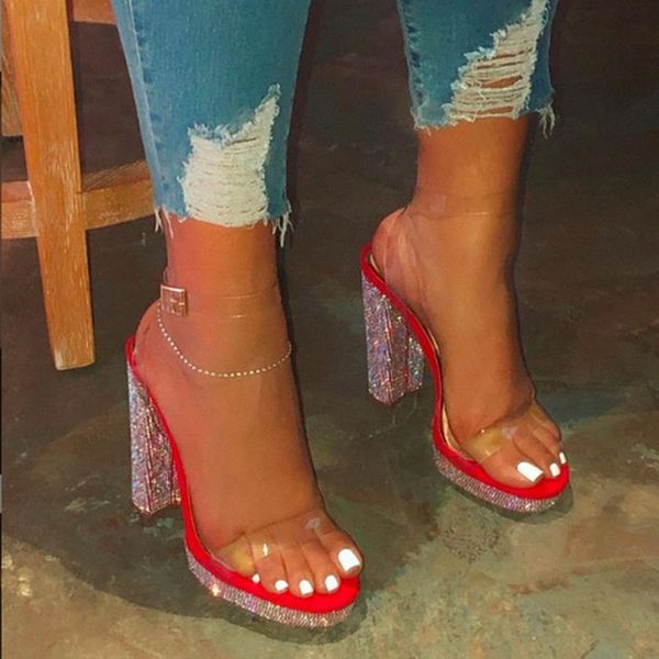 dihope new women bordered transparent sandals 2020 summer high heels pointed toe ankle buckle wedding party fashion shoes 317x#, Black
dihope new women bordered transparent sandals 2020 summer high heels pointed toe ankle buckle wedding party fashion shoes 317x#, Black
