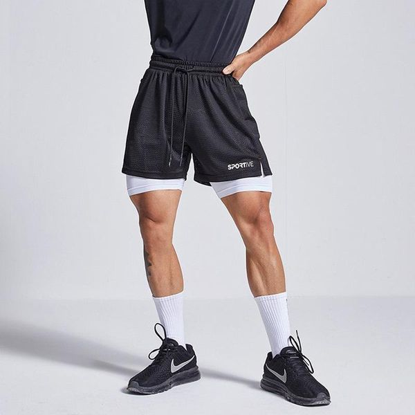 men's shorts 2021muscle-building mesh double-decker sports summer quick-drying breathable basketballsports blackwhite, White;black
men's shorts 2021muscle-building mesh double-decker sports summer quick-drying breathable basketballsports blackwhite, White;black