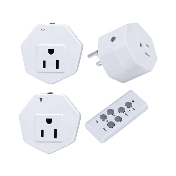 smart power plugs wireless electrical outlet convenient switch with remote control sockets for home almost electric device appliance us plug
smart power plugs wireless electrical outlet convenient switch with remote control sockets for home almost electric device appliance us plug