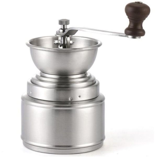 portable stainless steel hand manual coffee grinder handmade bean pepper spice burr mill kitchen grinding tool for home
portable stainless steel hand manual coffee grinder handmade bean pepper spice burr mill kitchen grinding tool for home