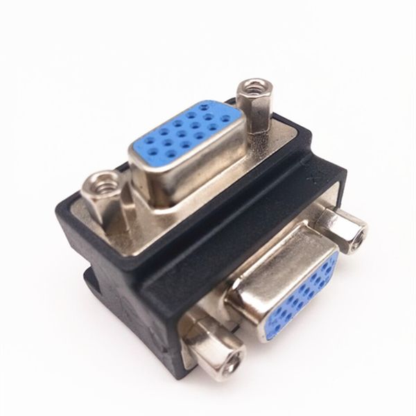 90 degree right angle 15 pin vga svga female to female converter angle adapter extender adapter for cord monitor connector
90 degree right angle 15 pin vga svga female to female converter angle adapter extender adapter for cord monitor connector