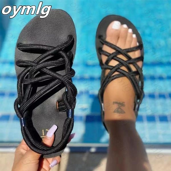 slippers comfortable woman rope sandals shoes casual fashion flats summer beach flip flop zapatillas mujer casa 2021, Black
slippers comfortable woman rope sandals shoes casual fashion flats summer beach flip flop zapatillas mujer casa 2021, Black