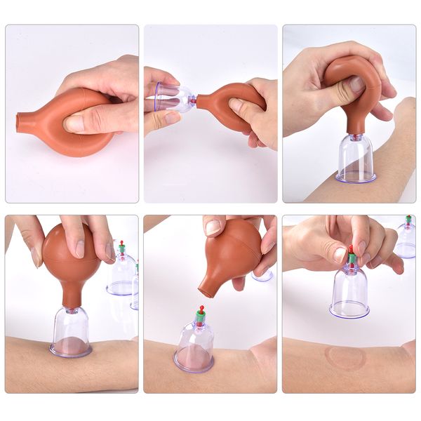 5 size glass/plastic vacuum cupping cups rubber head home whole body chinese guasha massager therapy suction device health care
5 size glass/plastic vacuum cupping cups rubber head home whole body chinese guasha massager therapy suction device health care