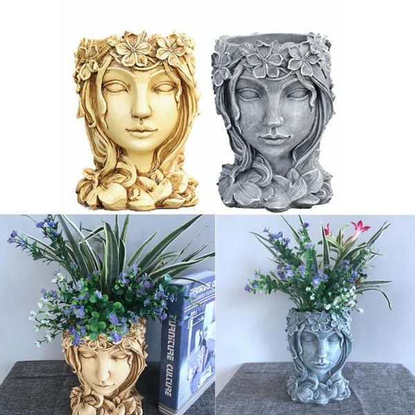 planters & pots resin vase plants flowerpot goddess head planter flower pot household decorative character statue ornament
planters & pots resin vase plants flowerpot goddess head planter flower pot household decorative character statue ornament