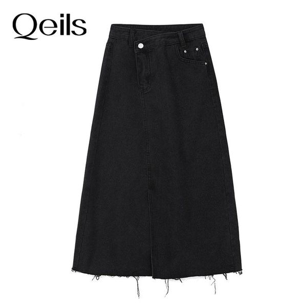 skirts qeils women spring vintage denim midi high waist button pockets split sheath casual harajuku korean style black jeans
skirts qeils women spring vintage denim midi high waist button pockets split sheath casual harajuku korean style black jeans