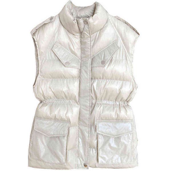 2021 winter down vest women's short korean fashion wearing white duck , waistcoat and stand collar, Black;white
2021 winter down vest women's short korean fashion wearing white duck , waistcoat and stand collar, Black;white