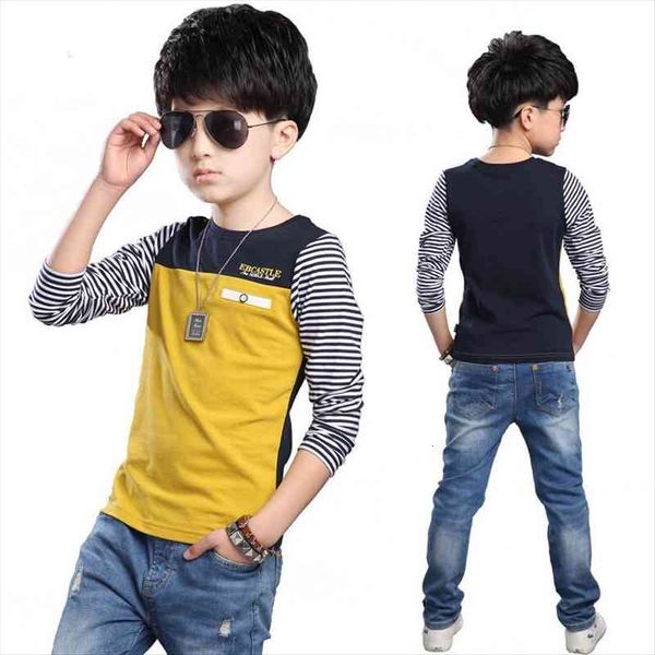 100% cotton t shirts striped long sleeve clothes boy kids o neck shirt tees summer fall boutique outfits, Blue
100% cotton t shirts striped long sleeve clothes boy kids o neck shirt tees summer fall boutique outfits, Blue