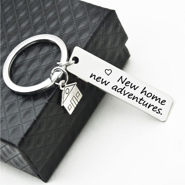 new home new adventures new home housing and real estate company gift key chain, Slivery;golden
new home new adventures new home housing and real estate company gift key chain, Slivery;golden