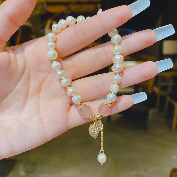 charm bracelets temperamental elegant heart-shaped pendant bracelet exquisite magnificent opal color simulated-pearl personality jewelry, Golden;silver
charm bracelets temperamental elegant heart-shaped pendant bracelet exquisite magnificent opal color simulated-pearl personality jewelry, Golden;silver