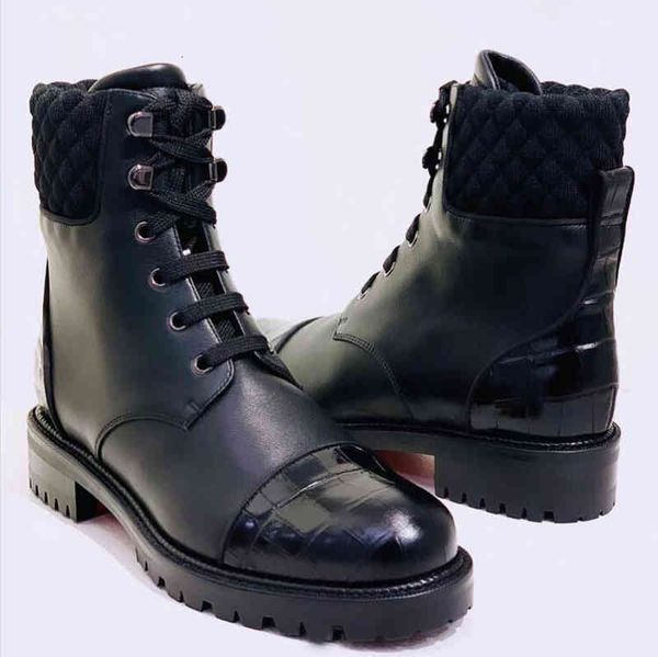 women s winter ankle boots black leather platform rubber soles red bottom martin bootie mayr combat boot sports lace-up fashion shoes
women s winter ankle boots black leather platform rubber soles red bottom martin bootie mayr combat boot sports lace-up fashion shoes