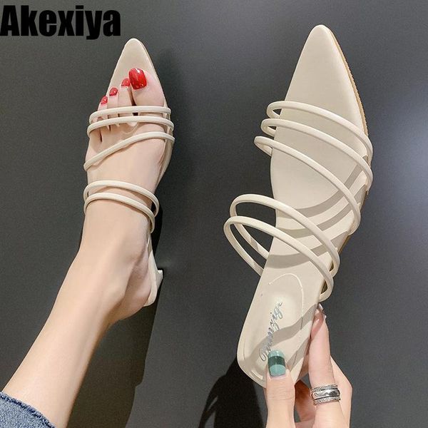 sandals party women mules slipper pointed toe block strap shallow high heels shoes beige square heel pumps bc039, Black 
sandals party women mules slipper pointed toe block strap shallow high heels shoes beige square heel pumps bc039, Black