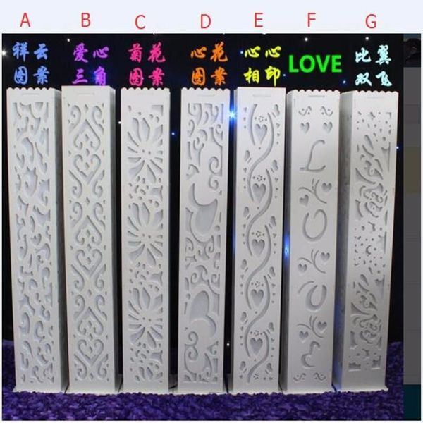 party decoration 8pcs/lot 115*20*20cm fantasy wedding carved pillar banquet road lead stand with led light built-in
party decoration 8pcs/lot 115*20*20cm fantasy wedding carved pillar banquet road lead stand with led light built-in