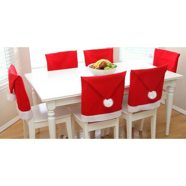chair covers 6pcs christmas non-woven red santa claus hat shape novelty table ornaments for kitchen party decor ac889
chair covers 6pcs christmas non-woven red santa claus hat shape novelty table ornaments for kitchen party decor ac889