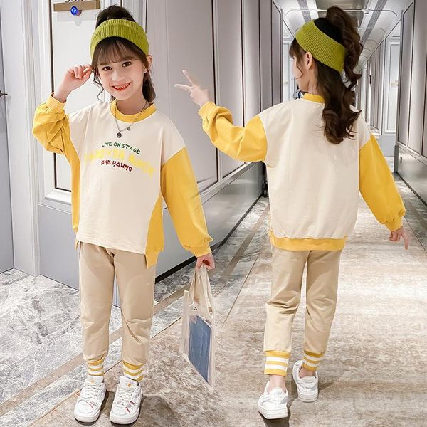 2021 girls clothes sets autumn spring long sleeve + pants 2pcs tracksuit children clothing set kids outfit 4 5 6 7 8 years, White
2021 girls clothes sets autumn spring long sleeve + pants 2pcs tracksuit children clothing set kids outfit 4 5 6 7 8 years, White