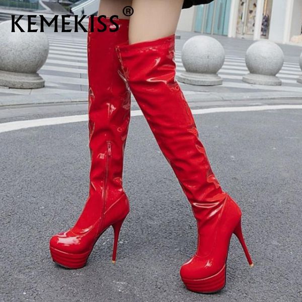 boots kemekiss plus size 32-43 2022 high heel ladies platform thin over knee female party club boot footwear, Black
boots kemekiss plus size 32-43 2022 high heel ladies platform thin over knee female party club boot footwear, Black