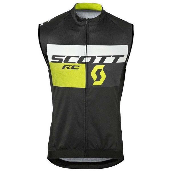 Image of 2021 Summer cycling Jersey SCOTT Team Mens breathable bike shirts Sleeveless Vest racing clothing Outdoor bicycle sports Uniform Y21022004