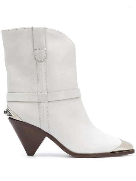 boots women shoes paris metal toe cap white leather season mid cone heel1, Black
boots women shoes paris metal toe cap white leather season mid cone heel1, Black