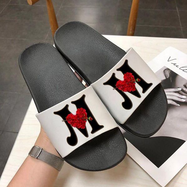 slippers 26 alphabet letter printing women indoor ladies slipper open toe slides women's beach shoes footwear female, Black
slippers 26 alphabet letter printing women indoor ladies slipper open toe slides women's beach shoes footwear female, Black