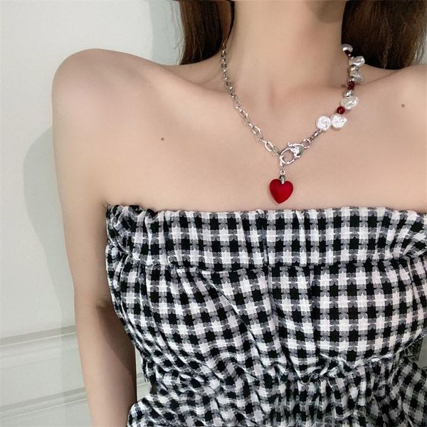 pendant necklaces clavicle creative titanium steel high-end niche design sense hip-hop pearl necklace fashion accessories, Silver
pendant necklaces clavicle creative titanium steel high-end niche design sense hip-hop pearl necklace fashion accessories, Silver